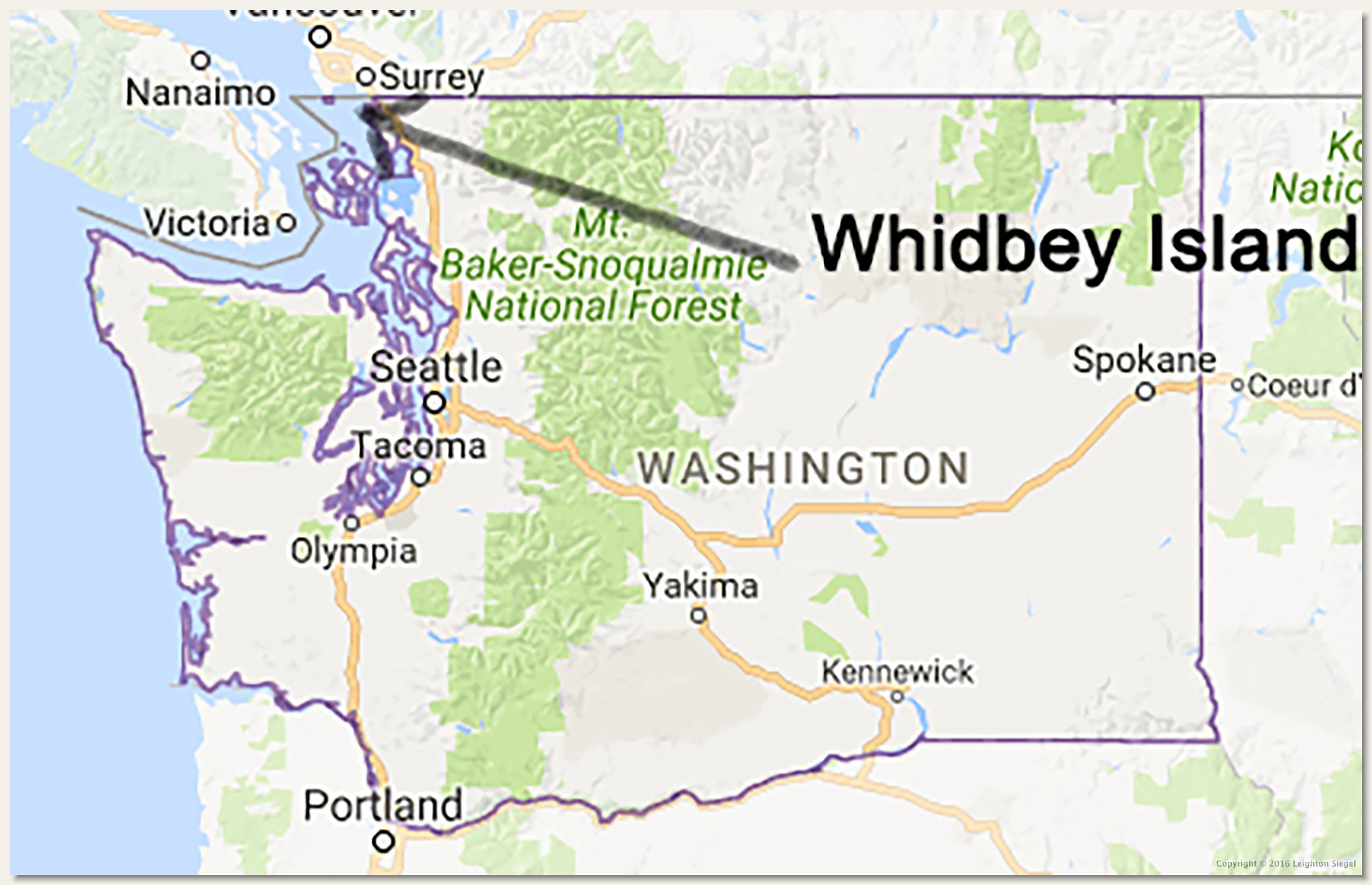 Whidbey island in Washington Sept, 2016
